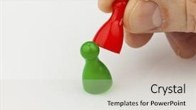  Presentation with bullying - Audience pleasing PPT theme consisting of blockade - bullying in the team outsider backdrop and a light gray colored foreground