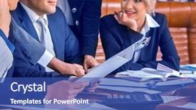  Presentation with office life - Colorful PPT layouts enhanced with blockage - business people office life backdrop and a ocean colored foreground