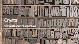  Presentation with wood type design - Amazing slides having blocks text - collection of various wood type backdrop and a gray colored foreground