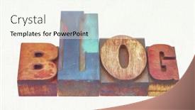  Presentation with digital printing - Amazing PPT layouts having blog word abstract in mixed letterpress wood type printing blocks a photo with a digital painting effect applied backdrop and a cream colored foreground