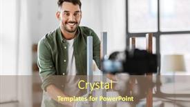  Presentation with home improvement - Presentation with blogging-furniture-restoration-and-home background and a coral colored foreground