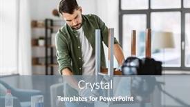  Presentation with home improvement - Slide deck enhanced with blogging-furniture-restoration-and-home background and a gray colored foreground