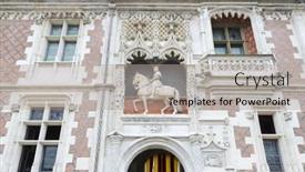  Presentation with today - PPT layouts consisting of blois-france-august-15-entrance background and a light gray colored foreground