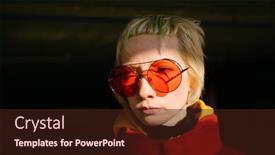  Presentation with red - PPT layouts consisting of blond-lesbian-woman-with-red background and a wine colored foreground