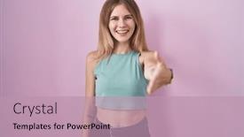  Presentation with business pink - 