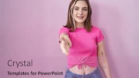  Presentation with business pink - 