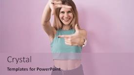  Presentation with frame pink - 