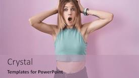  Presentation with woman hands open - 