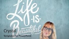  Presentation with red white grey - Cool new presentation with daydreaming against white and grey backdrop and a light blue colored foreground