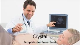  Presentation with baby doctor - Amazing PPT layouts having blonde pregnant woman her baby backdrop and a lemonade colored foreground