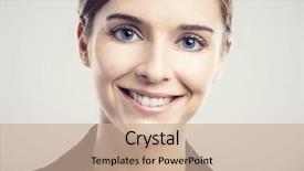  Presentation with coral reefs blue water beautiful sky - Beautiful PPT theme featuring blonde woman with blue eyes backdrop and a coral colored foreground