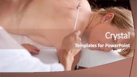  Presentation with circulation - Cool new slide set with blood circulation - shoulder view backdrop and a coral colored foreground