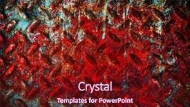  Presentation with metal plating - Colorful presentation design enhanced with marble texture background pattern with high resolution backdrop and a light gray colored foreground