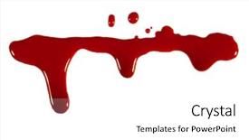  Presentation with white blood cell - Slides having blood drops on a white background and a white colored foreground