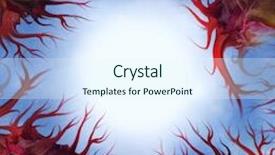  Presentation with rose flower - Beautiful PPT theme featuring blood flower - dead rose frame backdrop and a sky blue colored foreground