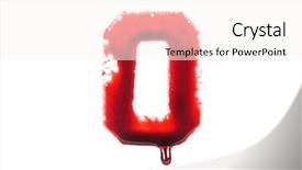  Presentation with dripping blood - PPT theme enhanced with blood fonts with dripping blood background and a  colored foreground
