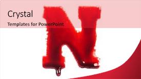  Presentation with dripping blood - Cool new presentation theme with blood fonts with dripping blood backdrop and a  colored foreground