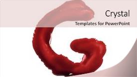  Presentation with fonts - Colorful PPT theme enhanced with blood fonts written with bloody backdrop and a lemonade colored foreground