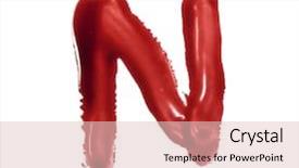  Presentation with fonts - Cool new presentation theme with blood fonts written with bloody backdrop and a lemonade colored foreground