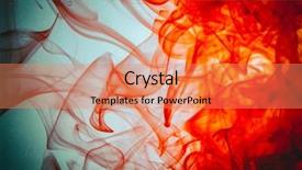  Presentation with dirty water - Colorful theme enhanced with blood in dirty water abstract backdrop and a  colored foreground