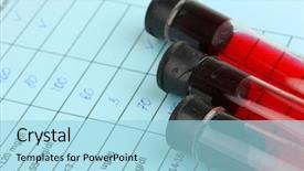  Presentation with red blood cells - Slide set with abstract yellow smoke on white background from the incense sticks background and a cream colored foreground