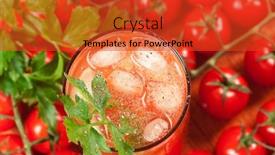  Presentation with celery - Presentation theme enhanced with blood mary alcohol cocktail top view with cherry tomatos and celery on background background and a red colored foreground