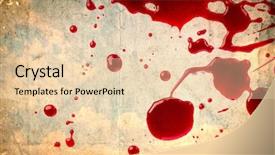  Presentation with blood spatter - Beautiful PPT layouts featuring nwr - colorful sunrise marsh reflection backdrop and a light blue colored foreground