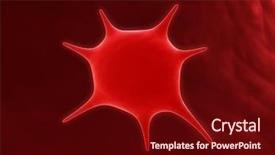  Presentation with platelets - PPT layouts having blood platelets - platlet background and a wine colored foreground