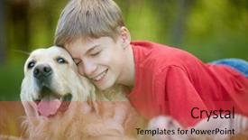  Presentation with pet rats - PPT theme with blood pleasure - portrait of happy lad background and a red colored foreground