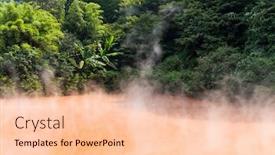  Presentation with hell - PPT layouts with blood pond hell background and a lemonade colored foreground