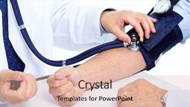  Presentation with pharmacist - Cool new slide deck with blood pressure measuring doctor backdrop and a lemonade colored foreground