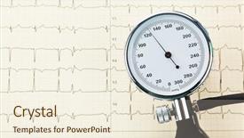  Presentation with hypertension - Cool new presentation theme with blood pressure monitor backdrop and a cream colored foreground