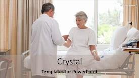  Presentation with blood pressure - Slide deck consisting of blood pressure of his patient background and a  colored foreground