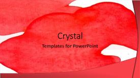  Presentation with ink - Audience pleasing slide set consisting of blood spatter - red ink stains backdrop and a dark gray colored foreground