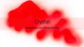  Presentation with blood spatter - Theme enhanced with blood spatter - spray red paint splatters isolated background and a red colored foreground