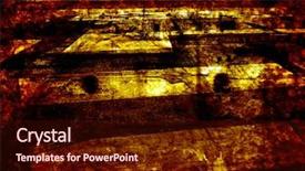  Presentation with construction accident - Slide deck having blood templstes - grungy background - construction site background and a  colored foreground