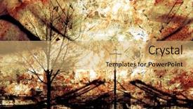  Presentation with background - Colorful slide deck enhanced with blood templstes - nice grungy background backdrop and a  colored foreground