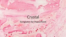  Presentation with watercolor red - Cool new PPT theme with blood templstes - red abstract watercolor backdrop and a lemonade colored foreground