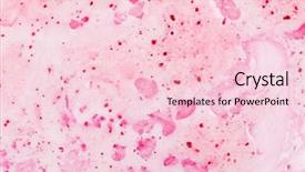  Presentation with watercolor red - Colorful presentation design enhanced with blood templstes - red abstract watercolor backdrop and a lemonade colored foreground