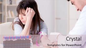  Presentation with blood test - Cool new theme with bloodwork - patient during blood test sampling backdrop and a  colored foreground