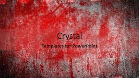  Presentation with blood - PPT layouts featuring red roof tile pattern over blue sky note shallow depth of field background and a teal colored foreground