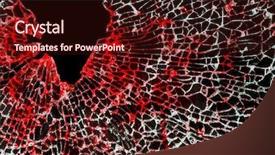  Presentation with stained glass - PPT layouts featuring asian woman use digital tablet and finger up background and a light blue colored foreground