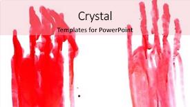  Presentation with hand print - Amazing slide set having brain eeg - stop epilepsy written on hand backdrop and a  colored foreground.