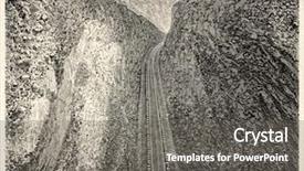  Presentation with nursing labor union - Slide deck having bloomer along union pacific railroad background and a dark gray colored foreground