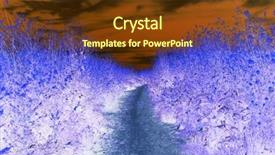  Presentation with rain fall - PPT theme consisting of blooms - super bloom negitive effect california background and a tawny brown colored foreground