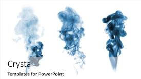  Presentation with pink and blue acrylic smoke white - Colorful presentation design enhanced with blot isolated on white collection backdrop and a white colored foreground