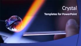  Presentation with artist - Presentation design enhanced with blow fire - artist works on glass background and a wine colored foreground