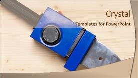  Presentation with soldering - Cool new PPT layouts with blow torch - working tool soldering iron backdrop and a lemonade colored foreground