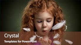  Presentation with child malnourished - Presentation theme featuring blowing iwnd - beautiful child enjoying life background and a  colored foreground