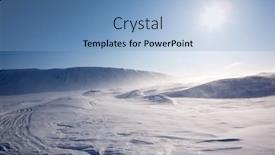  Presentation with mountain snow - 